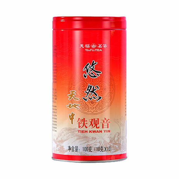 HelloYoung TenFu's TEA You Ran Tie Guan Yin Tieh Kwan Yin Chinese Oolong Tea 100g Tin