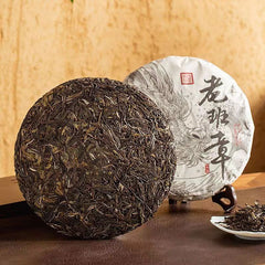 Laobanzhang Puerh Tea Cake Yunnan Pu-erh Raw Tea Old Tree Pu'er Green Tea 357g