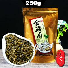 HelloYoung Tea2023 Chinese Tea JinJunMei Teas Golden Eyebrow Wuyi Black Tea Red Teas 250g