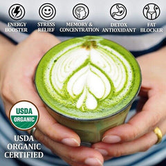 HelloYoung Organic Matcha Green Tea Powder Unsweetened 100% Natural 1LB