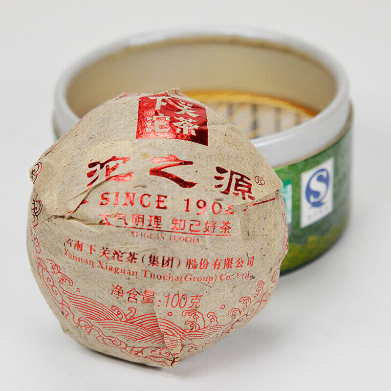 HelloYoung Yunnan XiaGuan TuoCha Puerh Tea with Box Top-grade TUO ZHI YUAN Cha Pu'er 100g