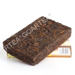 yr 250g Yunnan Puer Puerh Tea Bulang Mount Aged Golden Ripe Brick Pu'er Tee