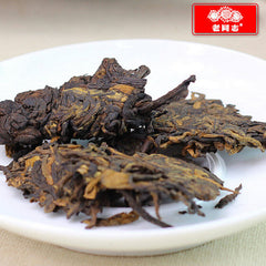 HelloYoung Lao Tong Zhi Ripe Puer Chun Xiang Tea Cake Batch 171 Top-grade Pu Er Tea 357g