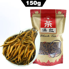 HelloYoung Yunnan Black Tea Dian Hong Gold Needle Jinya Golden Monkey Chinese Tea 150g