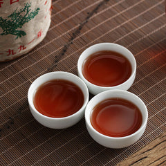 HelloYoung Yunnan Puerh Tea Zhang Xiang Ancient Tree Puer Loose Ripe Basket Pack 300g