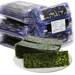 1 Pack 100 Piece Roasted Dried Seasoned Seaweed Thai Snack Sheets Salt Korean