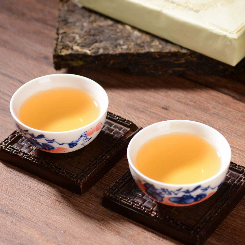 Puerh Raw Tea Brick Jingmai Arbor Pu-erh Shengcha Yunnan Pu'er Green Tea 250g