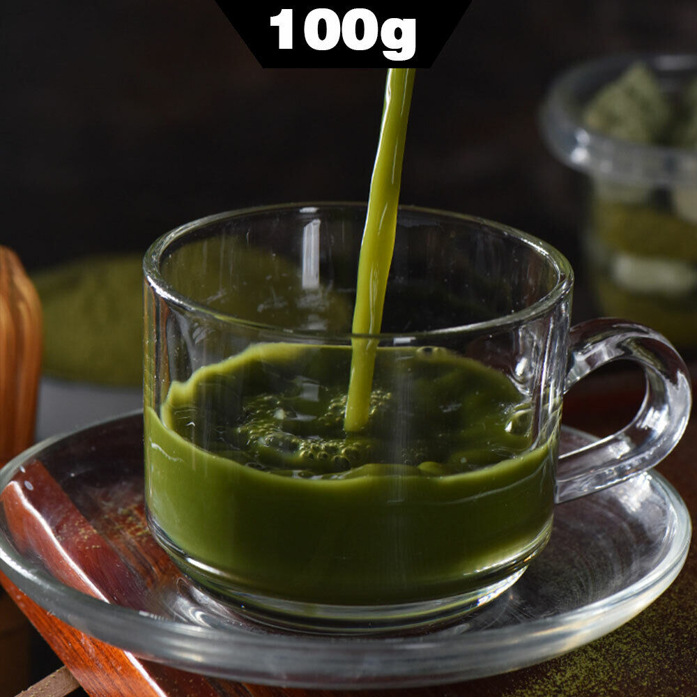 HelloYoung /Chinese Green Tea Matcha Tea Green Food Pure Matcha Powder 100g