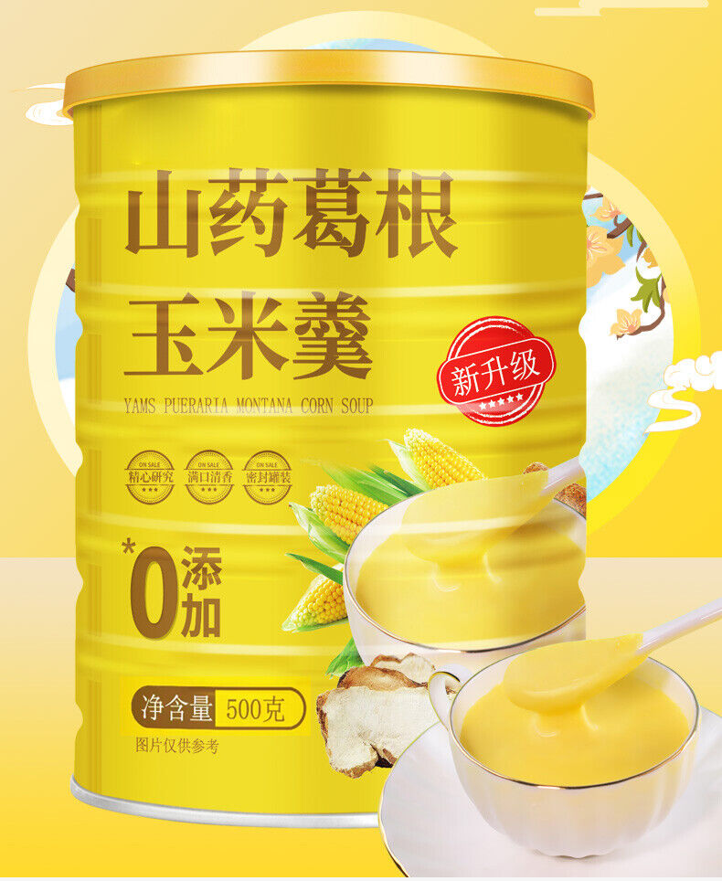500g Yam Pueraria Corn Starch Soup Mix, Instant Stomach Nourishment