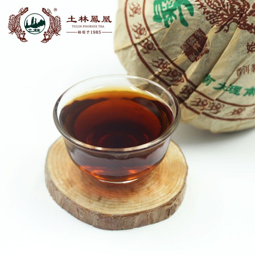 HelloYoung TuLin Phoenix Chinese Puer Tea "Yi Jia" Mushroom Tuocha Shu Puerh 250g