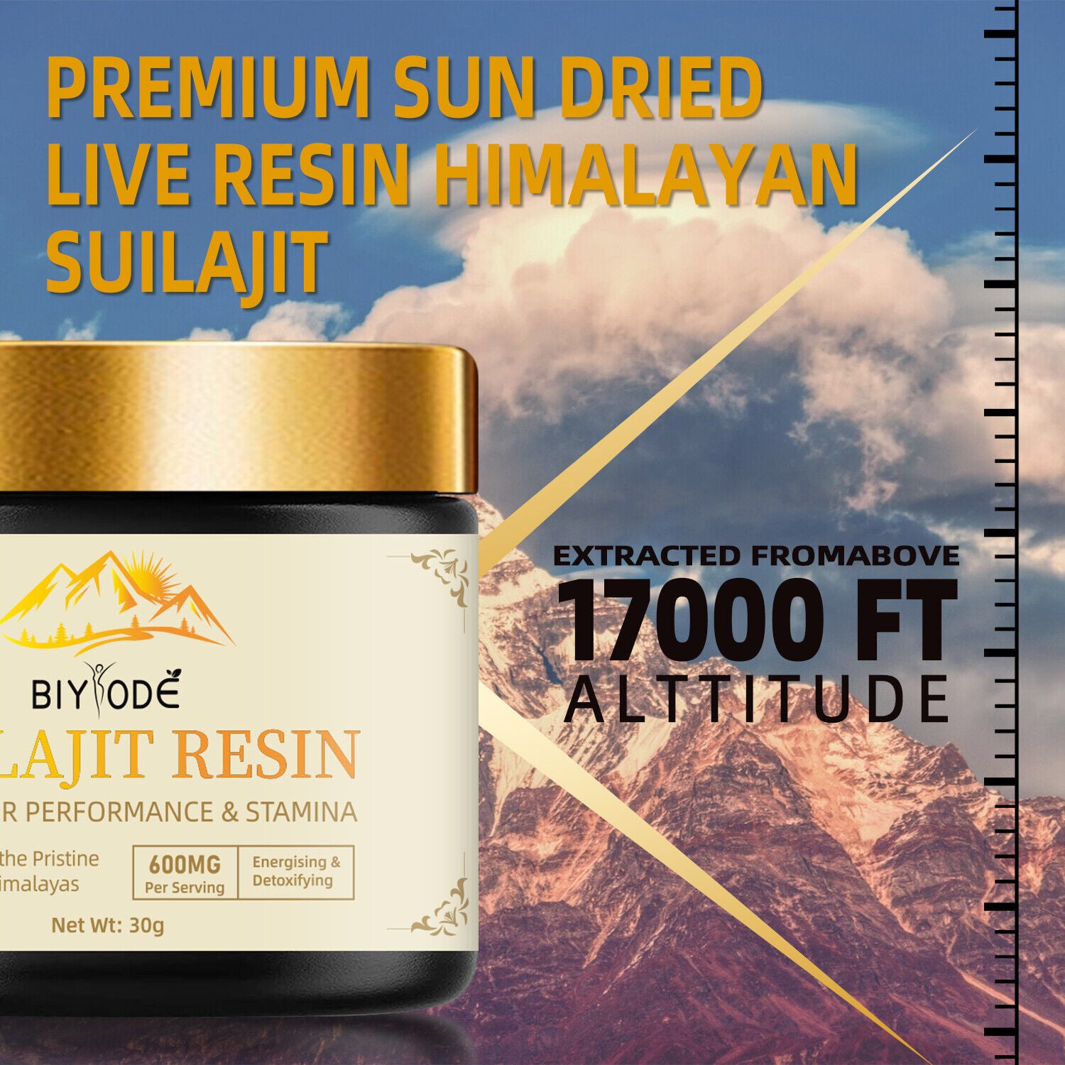 Himalayan Pure 100% Shilajit, Soft Resin, Organic, Extremely Potent, Fulvic Acid