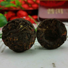 HelloYoung /yr Rose Mini Ripe Puer Tuocha Yunnan Shu Pu er Puerh Gift Packing 75g