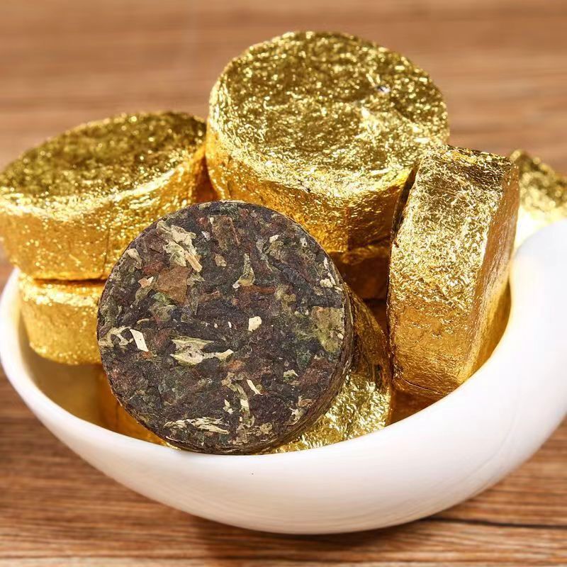 Puerh Cooked Tea Cake Yunnan Natural Ripe Pu'er Tea Mini Pu-erh Black Tea 12Pcs