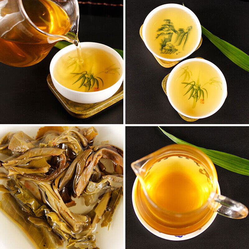 HelloYoung Ecology Longrun Pu-erh Tea Cake Yunnan 816 Unfermented Pu'er Puer Cha Tea 357g