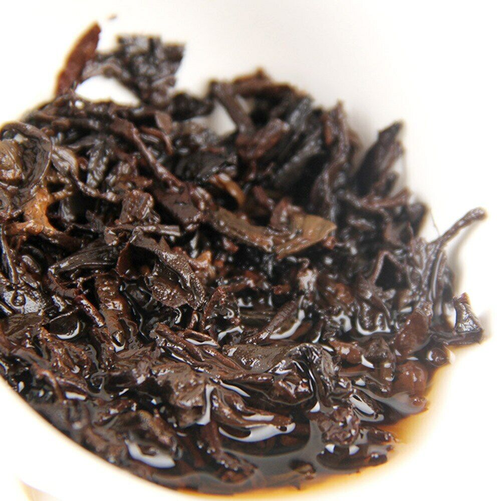 HelloYoung Old Tree Golden Bud Shu Puerh 357g Iceland Tribute Tea Ripe Puer Tea