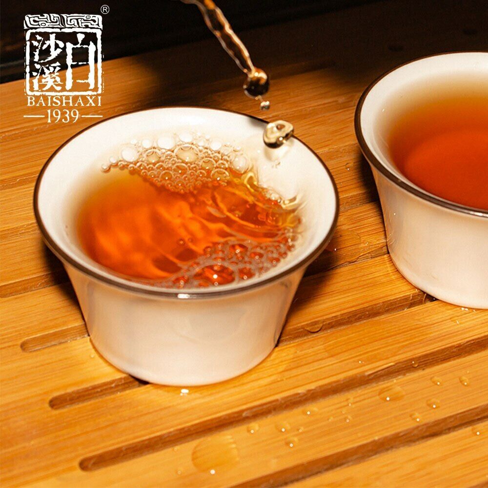 HelloYoung 400g Premium Anhua Baishaxi Hei Zhuan Cha Dark Tea Brick Tea China Tea