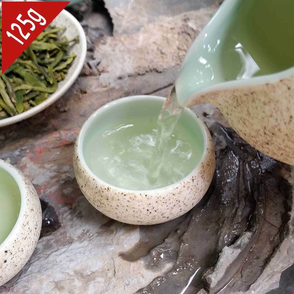HelloYoung Longjing Tea Chinese Spring Fresh Dragon Well Long Jing 125g Gift Pack