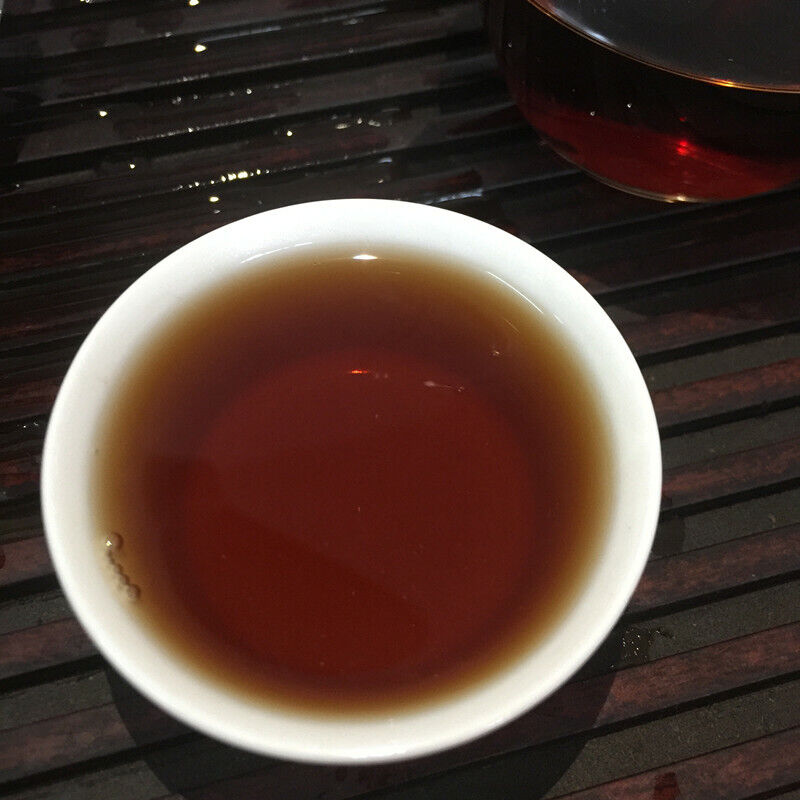 Lao Tong Zhi JIA JIA 7598 Anning Haiwan Yunnan Pu-erh Tea Cake  357g Ripe