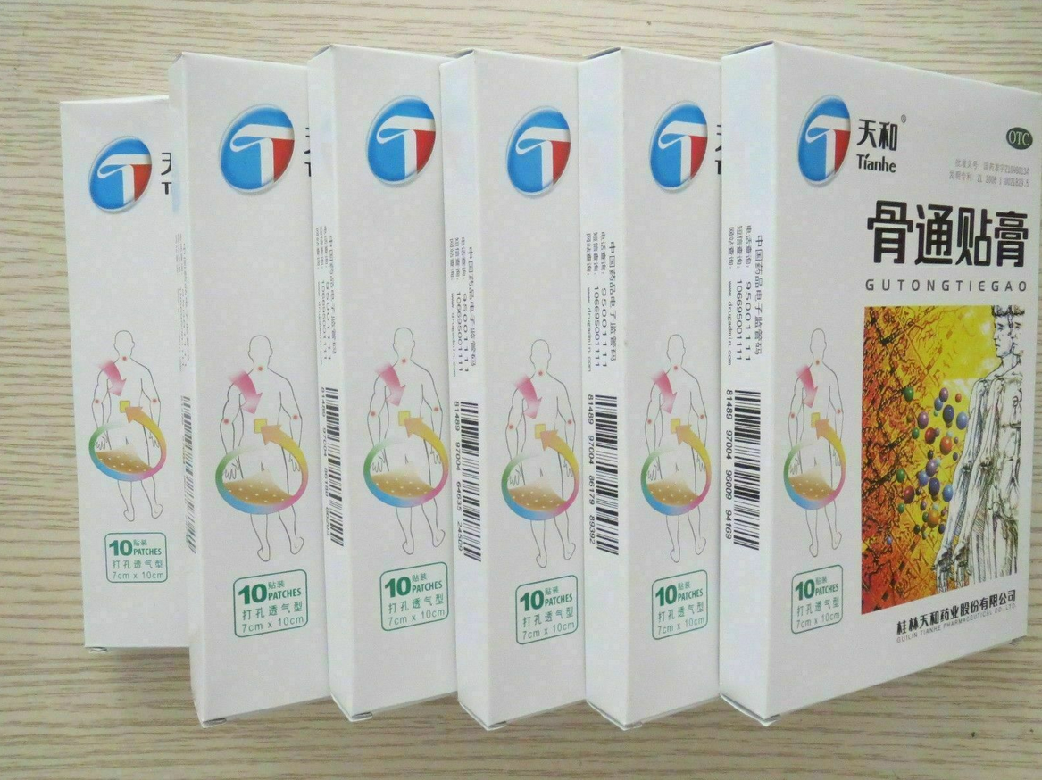 Tian He Gu Tong Tie Gao Tianhe Gutongtiegao 6 Boxes天和骨痛贴膏 6盒