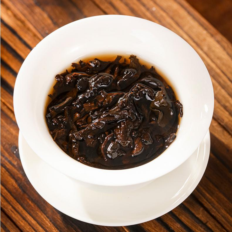 357g Yunnan Pu'er Ripe Tea Midi Cooked Pu-erh Tea Cake Old Tree Puerh Black Tea