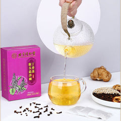 HelloYoung tongrentangNourishing Stomach Natural Healthy Herb同仁堂猴头菇沙棘丁香茶5g*30小袋 Tea 养胃茶调理肠胃