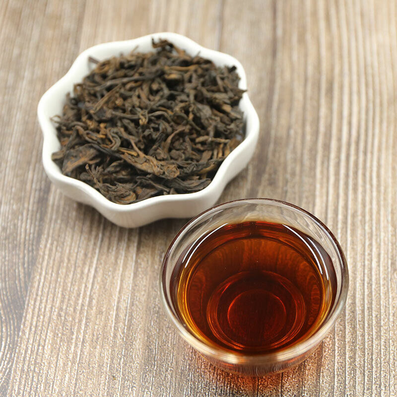 HelloYoung Ripe Puer China Yunnan Shu Pu Erh Chinese Pu-erh Loose Leaf Healthy Tea Year