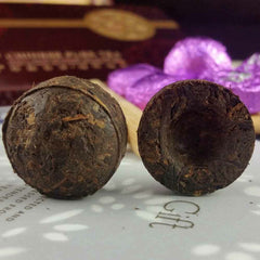 HelloYoung Jasmine Mini Tuocha Ripe Puer Delicate Box Pack Shu Puerh Tea /75g