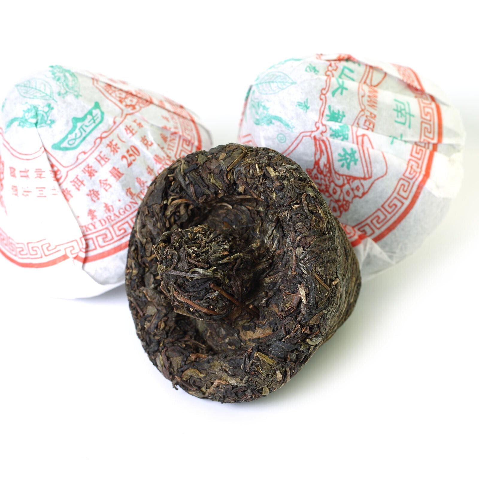 HelloYoung Year 250g Puerh Puer Pu'er Tea Lucky Dragon Mushroom Shape Tuo Cha Raw Cake
