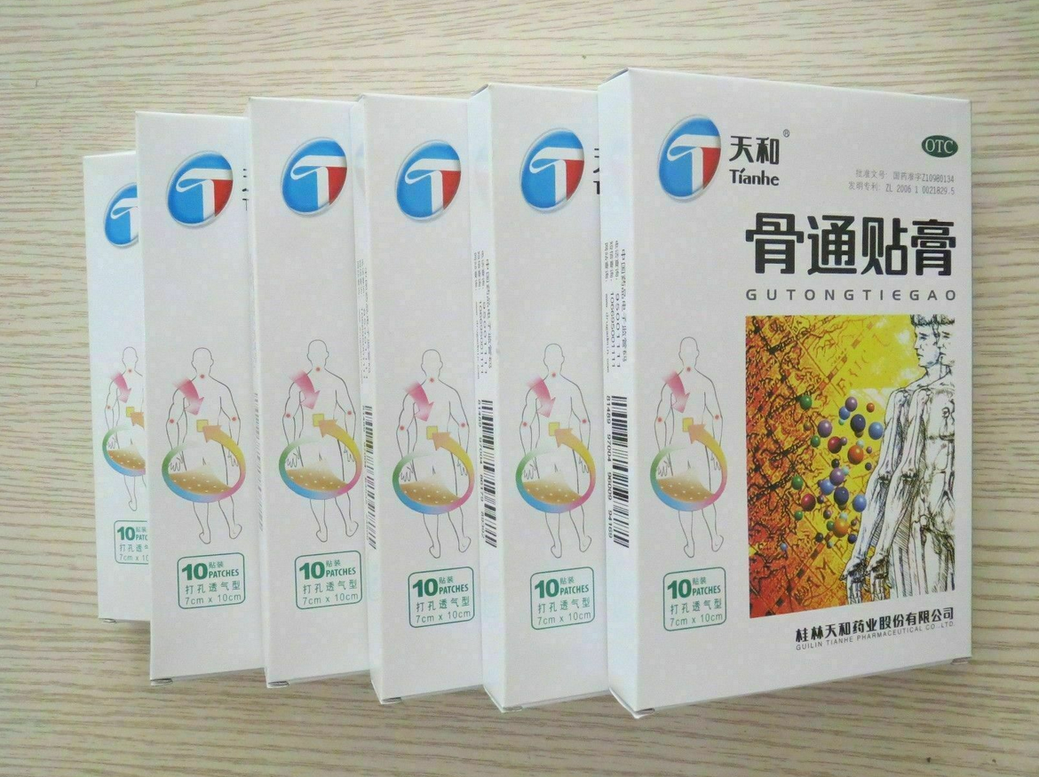 Tian He Gu Tong Tie Gao Tianhe Gutongtiegao 6 Boxes天和骨痛贴膏 6盒