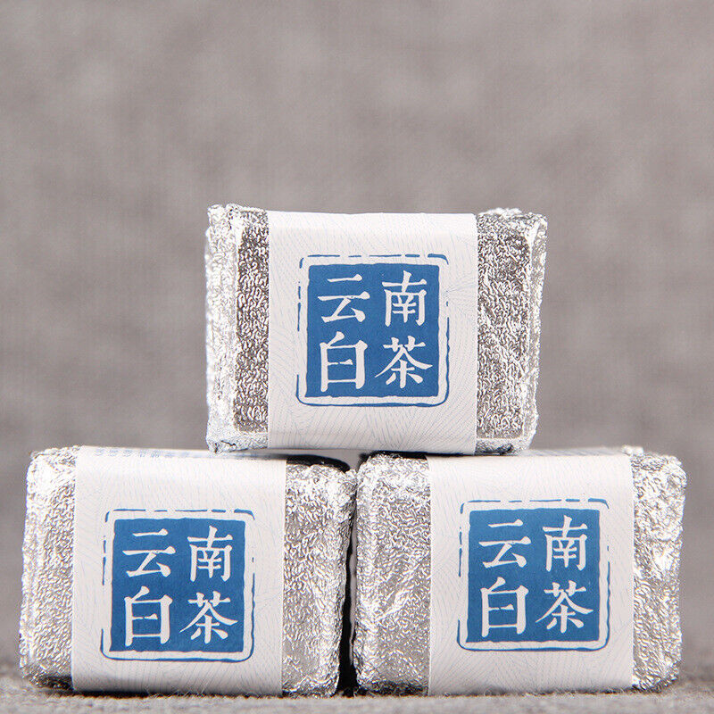 HelloYoung Chinese Sun-dried Nectar Fragrance White Tea Mini Compressed Tea 100g