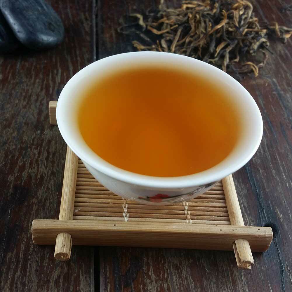 HelloYoung TeaDian Hong Famous Yunnan Black Tea Dianhong Imported-China Bag Package 100g