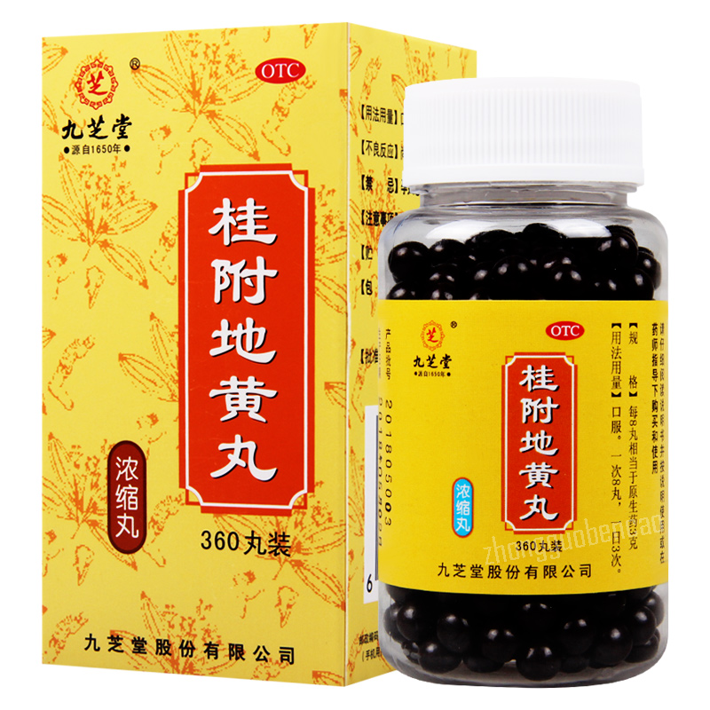 九芝堂桂附地黄丸 Jiuzhitang Guifu Dihuang Wan