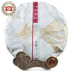 HelloYoung Ancient Tree Dayi 100% Authentic TAETEA Puer 7592 Aged Puerh Cake Ripe Puer Tea