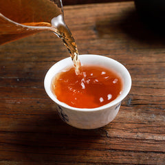 Gu Hua Tea * Bajiaoting Puer Yunnan Brown Mountain Pu'er Raw Tea 357g