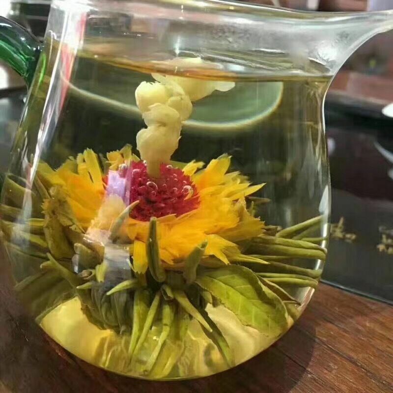 HelloYoung Flower Tea Blooming Tea Balls Flowering Tea 130g 16 Types Handmade Blooming