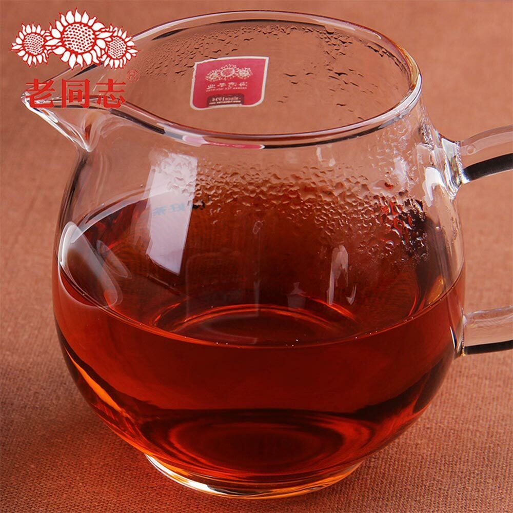 HelloYoung Haiwan Tea Pu'er Tea Old Comrade "Summer" Xia Yu Pu'er Cooked Tea 400g