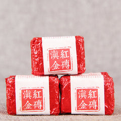 China Yunnan Dian Hong Gold Tea Brick DianHong Kungfu Black Tea Mini Brick