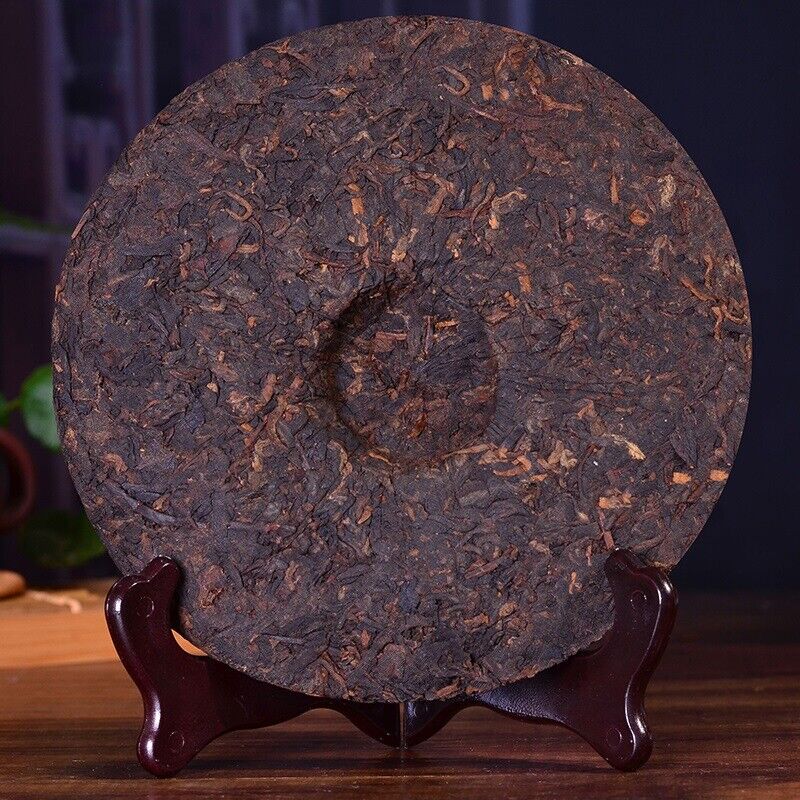 357g Yunnan Ripe Puerh Tea Cake Mantangxiang Pu-erh Cooked Tea Chinese Pu'er Tea