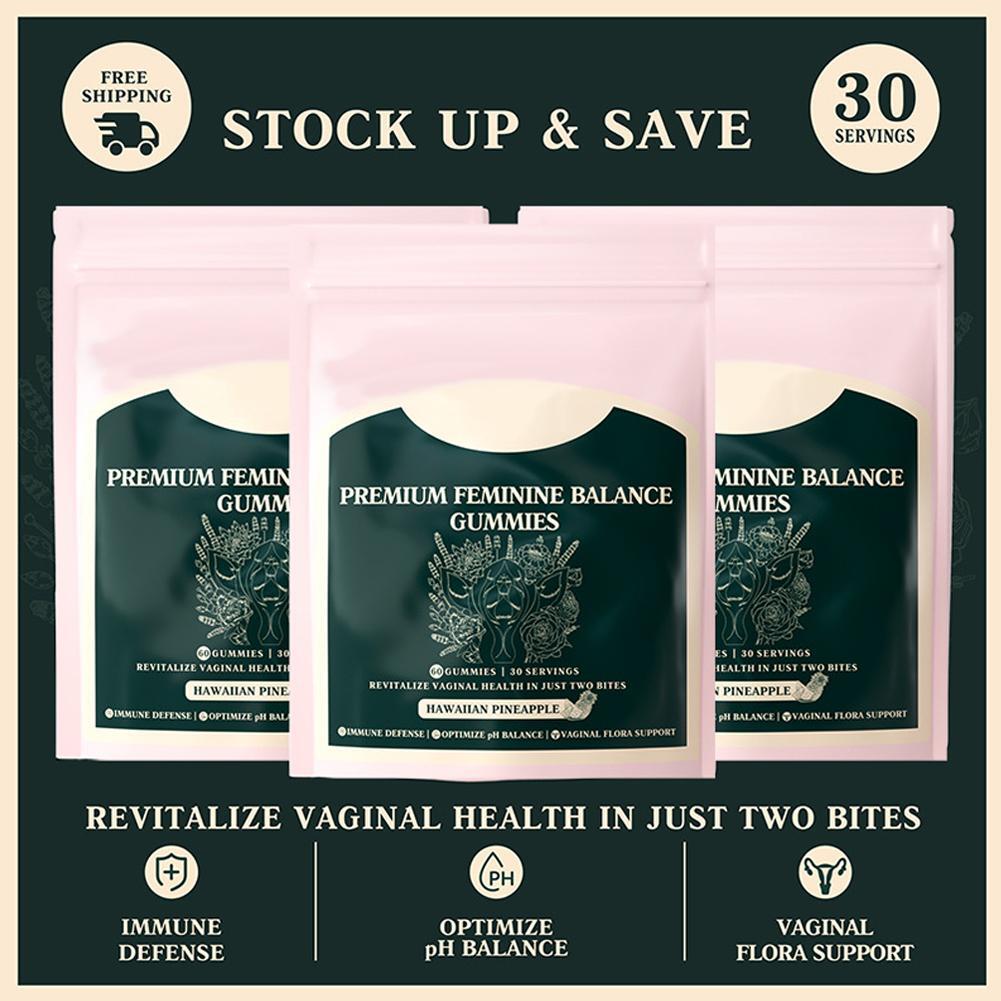1-3Pack Vital Source Feminine Balance Gummies,Support Women's Health&Wellness/;;