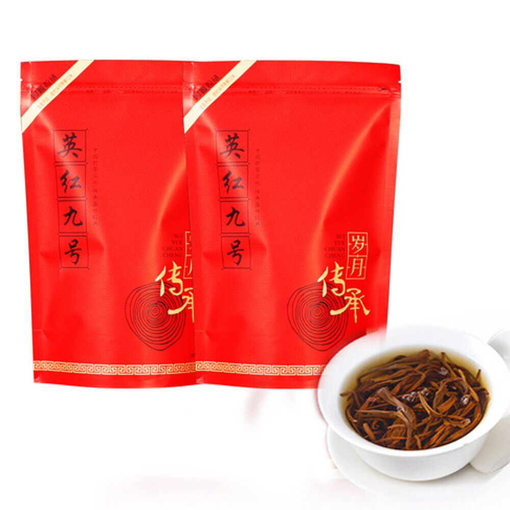 HelloYoung Chinese Black Tea Yinghong No.9 Tea British Red Tea Health Care Tea 250g