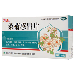 Wan Tong Sang Ju Gan Mao Pian Wantong Sangjuganmaopian万通桑菊感冒片