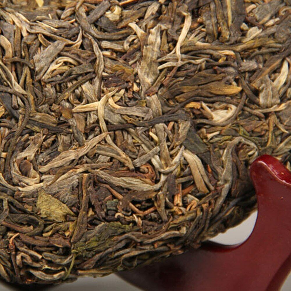 HelloYoung Old Banzhang Ancient Tree Raw Puer Tea Pure Handmade Raw Puerh Tea 357g