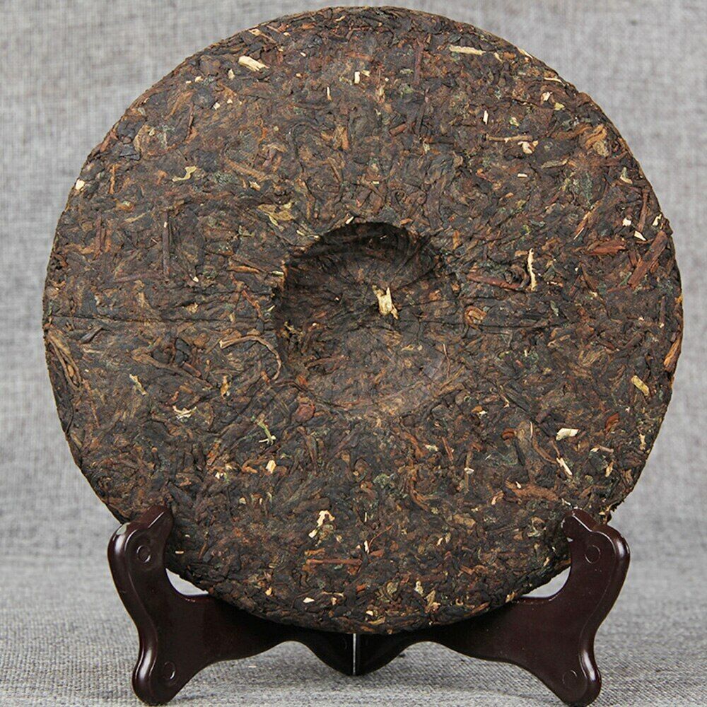 HelloYoung Qi Zi Bing Shu Puerh Tea Menghai Glutinous Rice Fragrant Ripe Puer Tea 357g