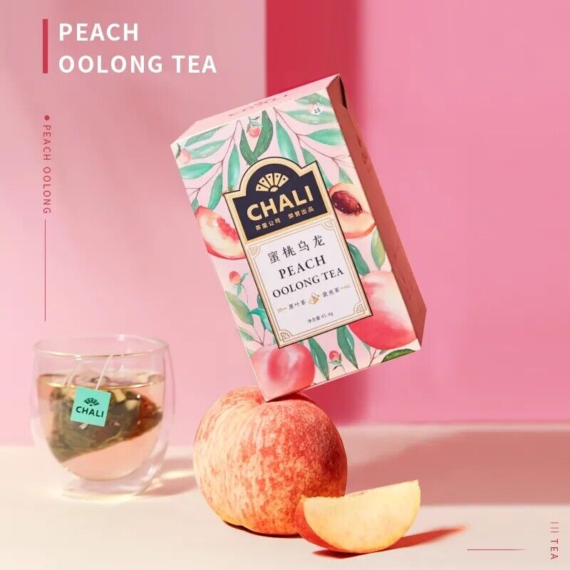HelloYoung Fruit Tea Peach Oolong Tea Hot Cold Brew Tea 3g*15bags 茶里蜜桃乌龙茶 花果茶 水果茶 白桃乌龙茶叶冷泡茶