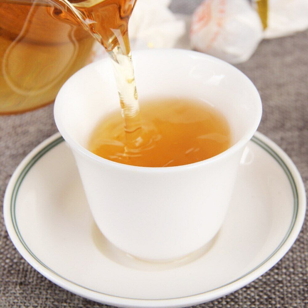 HelloYoung TeaYunnan Wild Tree Black Tea Barren Mountain Handmade Dragon Pearl 100g