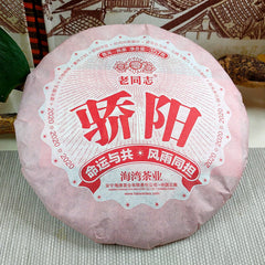 HelloYoung "Jiao Yang" Haiwan Old Comrade Blazing Sun Ripe Puerh Shu Puer Tea 357g