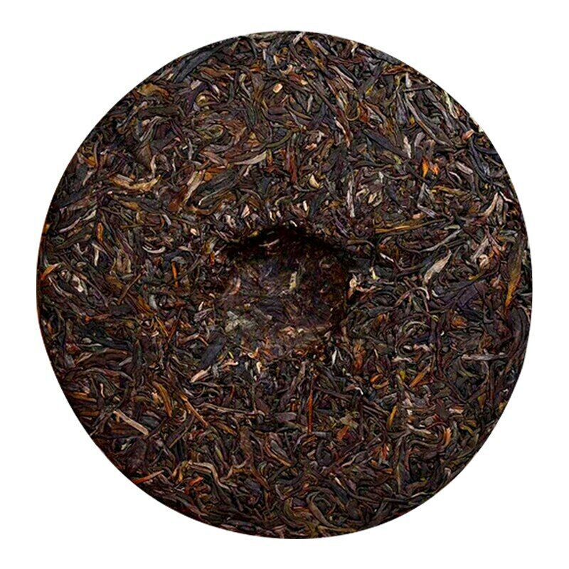 HelloYoung Haiwan Yi Dai Zong Shi Ripe Puer Tea Lao Tong Zhi Ancient Tree Puer Tea 357g