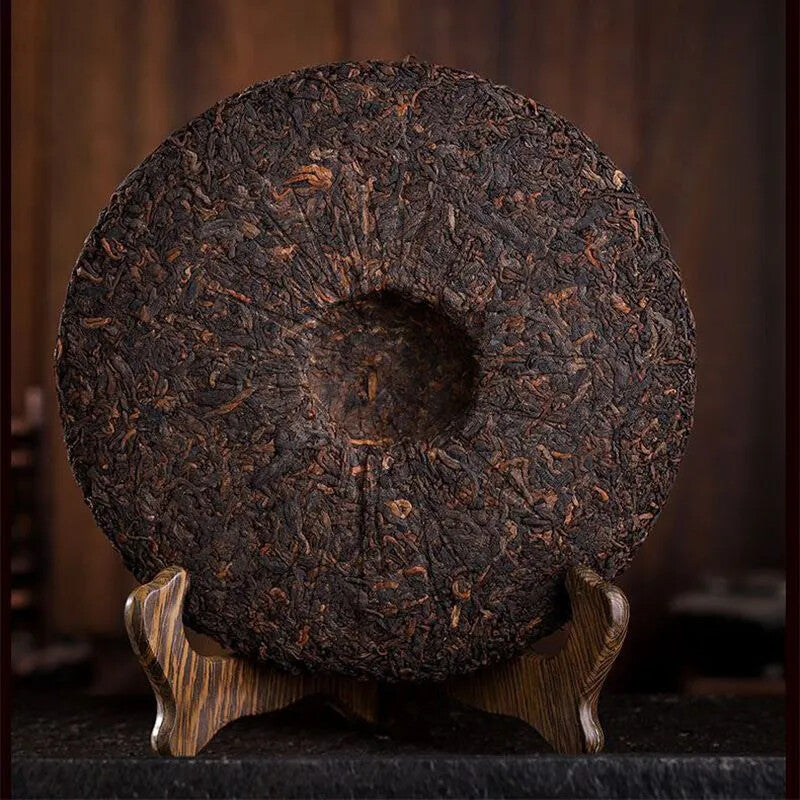 MENGKU Rongshi Yongde Mu Ye Chun 001 Pu-erh Tea Cake 400g Ripe Puer Tea