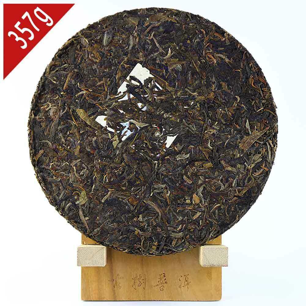 HelloYoung Wuliang Mountain Cha Puerh Iron Cake,Yi Ren Phoenix Sheng Puer Tea  357g