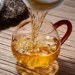 HelloYoung Lao Tong Zhi Shen Puer Yunnan Shen Shan Old Tree Raw Haiwan Shen Puer Tea
